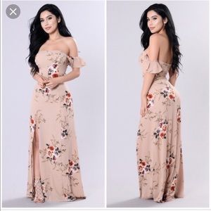 Fashion nova maxi dress | lovely garden dress